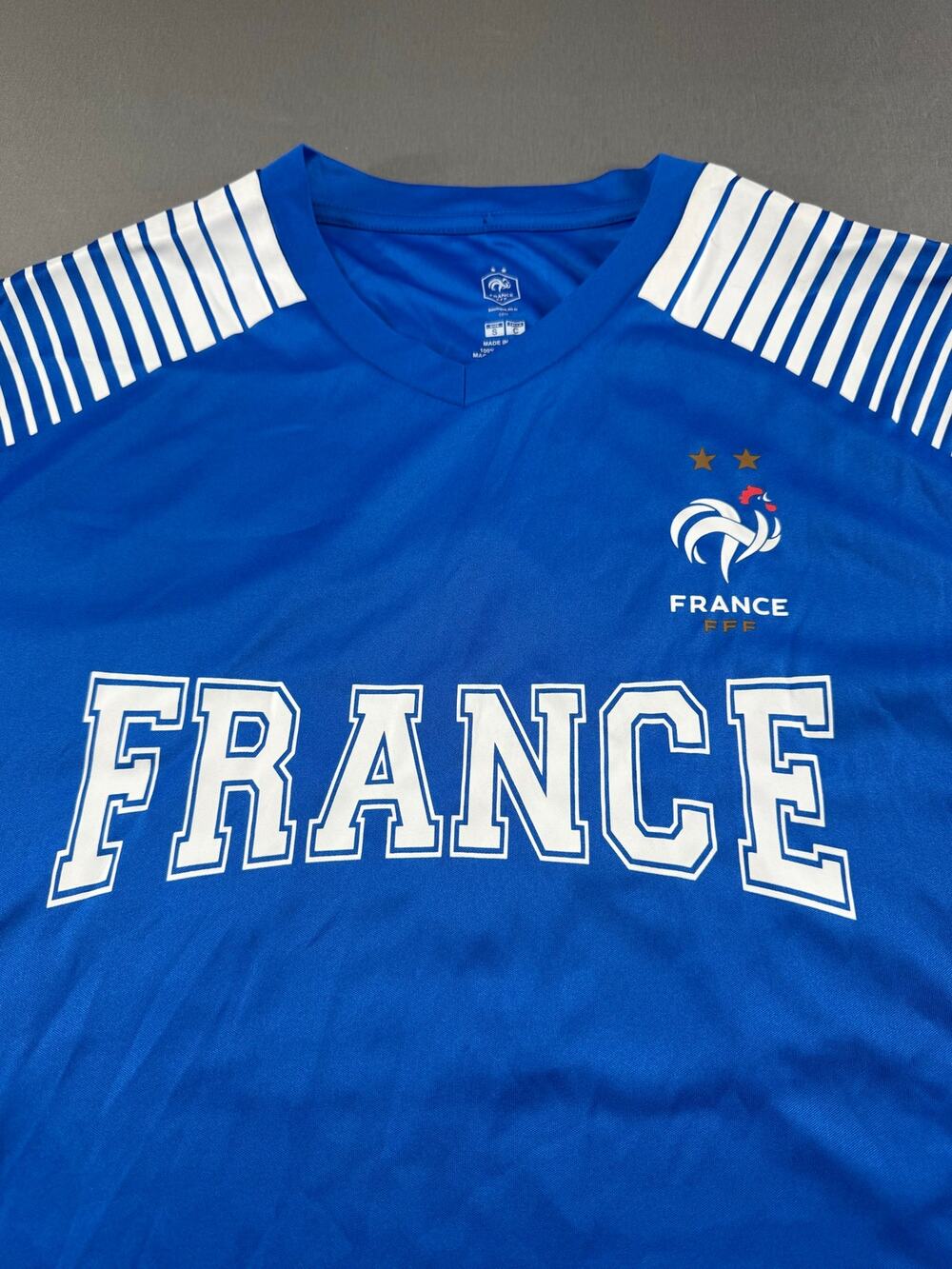 France FFF Soccer Jersey #10 Blue Official Football Shirt Men’s Small NWT
